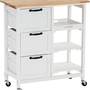 Carrito de isla de cocina blanco con almacenamiento, isla de cocina rodante, pequeña mesa de isla de cocina, carrito de café con ruedas, carrito de Carrito de isla de cocina blanco con almacenamiento, isla de cocina rodante, pequeña mesa de isla de cocina, carrito de café con ruedas, carrito de