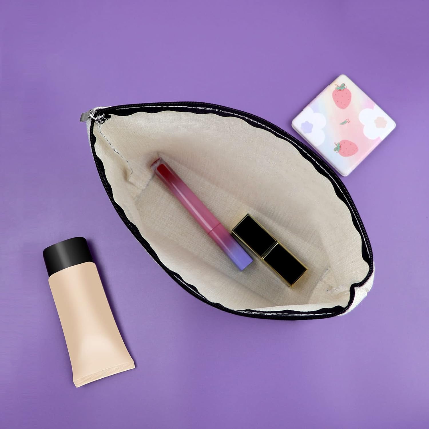Bolsa de maquillaje de regalo para mujer, Quién ama la esgrima