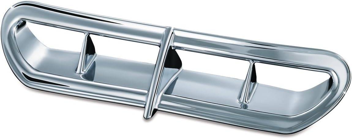 Kuryakyn Accesorio de motocicleta 6901 acento de ventilación de carenado delantero para motocicletas Harley-Davidson Touring y Trike 2014-19, cromo