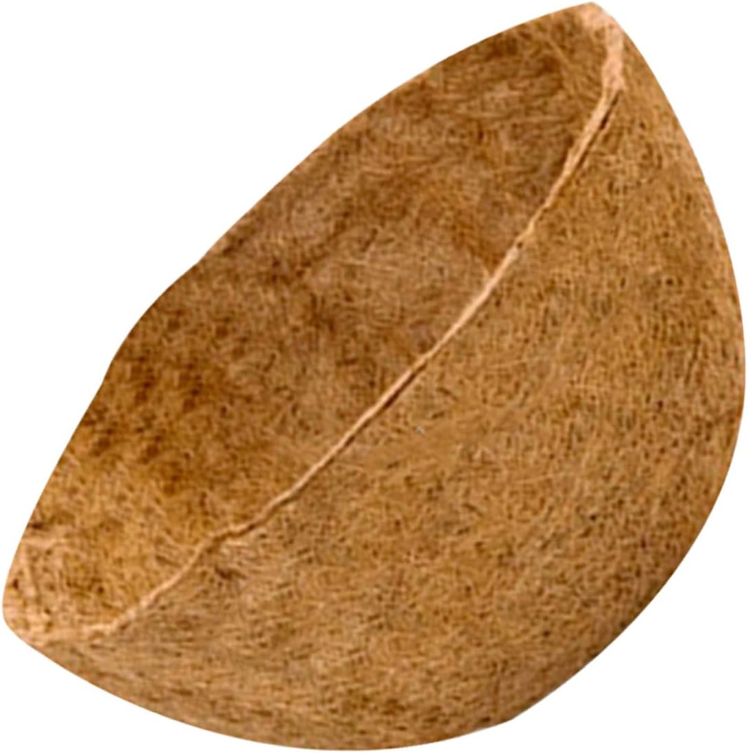 Amosfun 4 piezas de revestimiento de maceta de cubierta de coco para macetas, forros de macetas de fibra de coco, inserto de maceta, prácticos