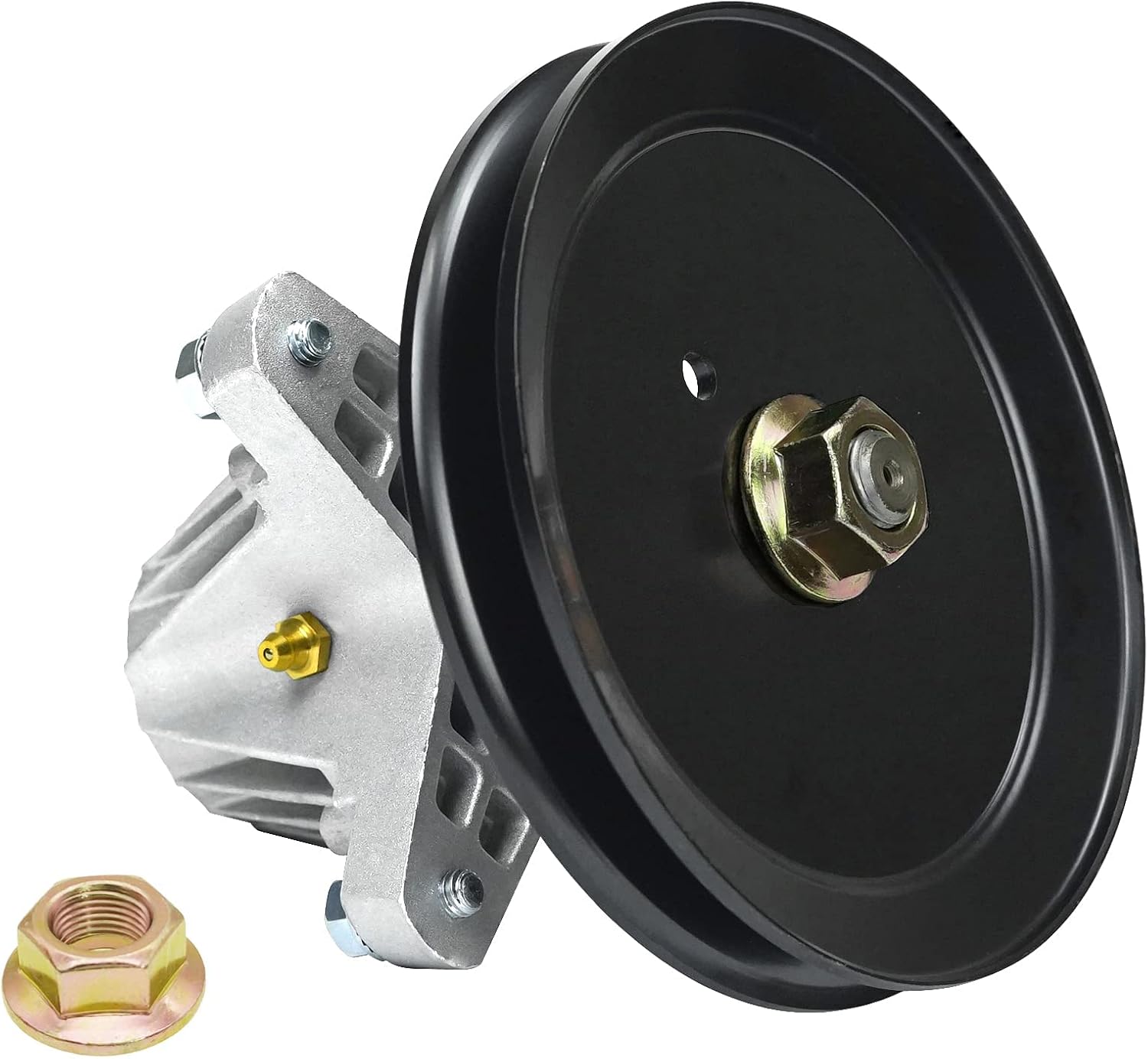 El conjunto de husillo reemplaza a MTD 918-06977 618-06977 con tornillos de montaje para XT1-LT46 XT2-LX46 KH KW de 46 pulgadas