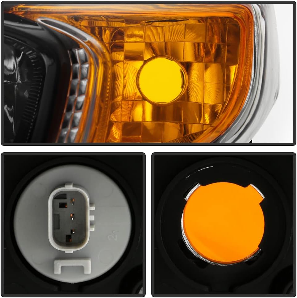 ACANII – Para Honda Civic 2-Door Coupé 2014-2015 Faros Faros Faros de Repuesto Lado del Conductor y del Pasajero