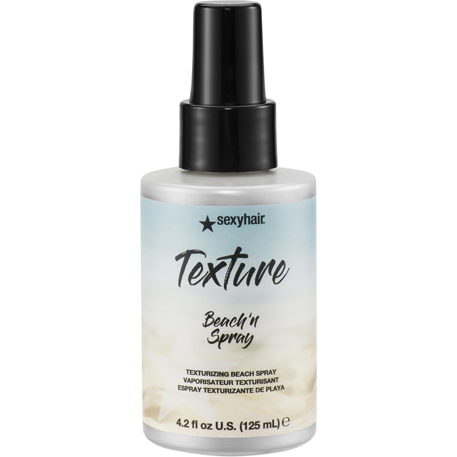 SexyHair Texture Beach’n Spray – Spray texturizante para playa, 4.2 onzas, mantiene el brillo natural, hasta 24 horas de resistencia a la humedad,