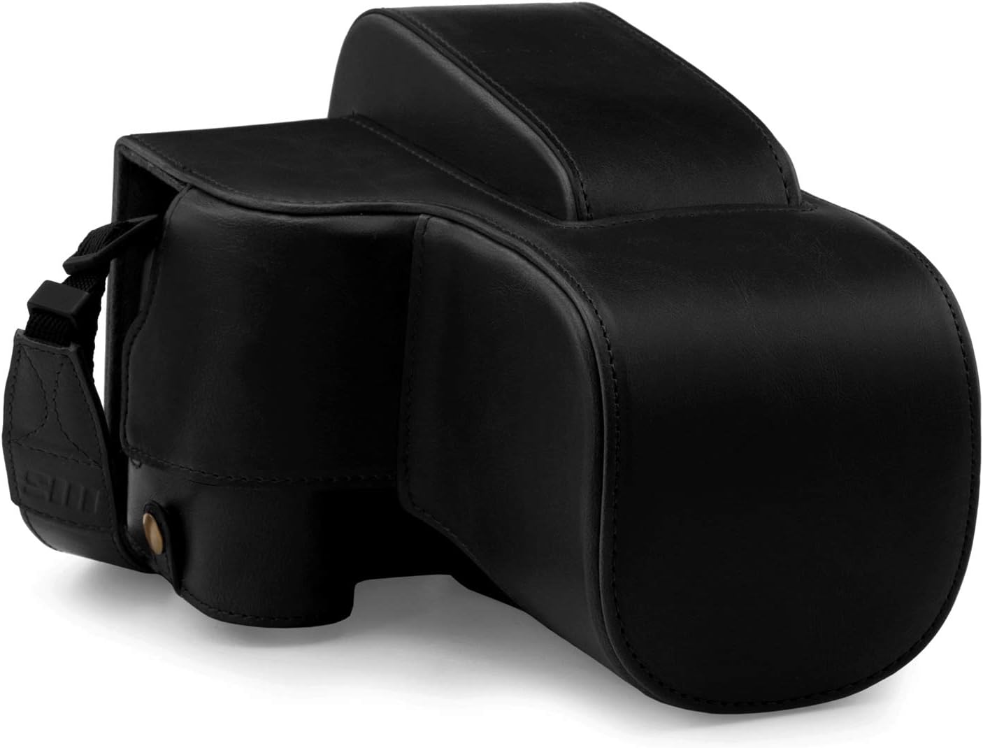 MegaGear Ever Ready – Funda de piel compatible con Nikon Coolpix P950, color negro (MG1877)