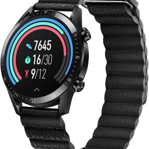 Compatible con Galaxy Watch 3 de 1.772inGear S3 correas ajustables de 0.866in de cuero de liberación rápida con cierre magnético seguro, pulseras de Compatible con Galaxy Watch 3 de 1.772inGear S3 correas ajustables de 0.866in de cuero de liberación rápida con cierre magnético seguro, pulseras de