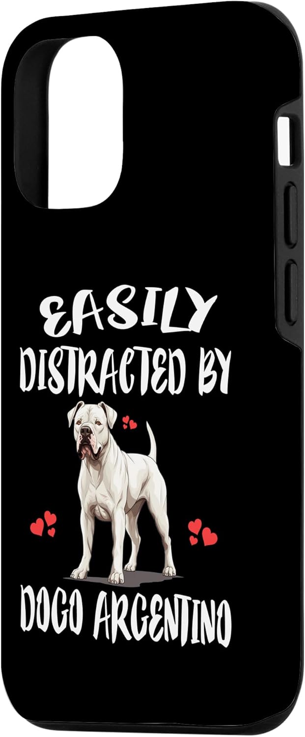 iPhone 13 Pro Easily Distracted By Dogo Argentino Dog Case