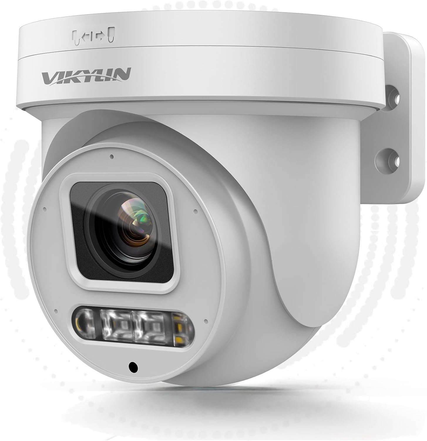 Compatible con Hikvision 4K PTZ 8MP cámara IP PoE a todo color, zoom óptico 5X 2.7  0.531 in, detección de humanos y vehículos AI, focos de 98 pies