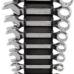 TEKTON Juego de llaves combinadas Stubby con soporte, 11 piezas (14-34 pulgadas)  WCB92401 TEKTON Juego de llaves combinadas Stubby con soporte, 11 piezas (14-34 pulgadas)  WCB92401