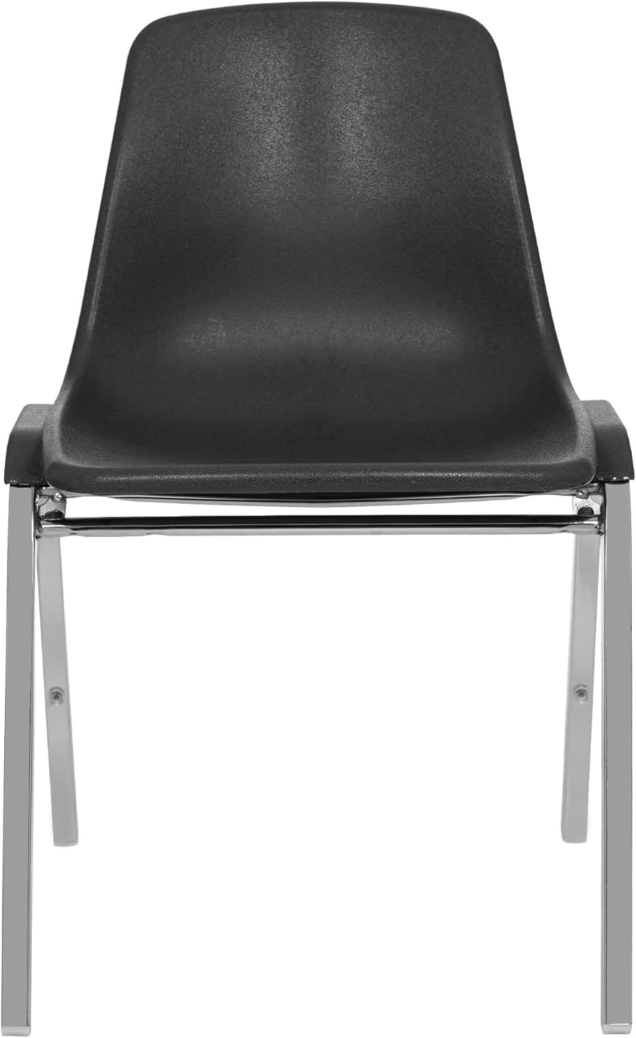 Silla apilable Poly Shell, color negro