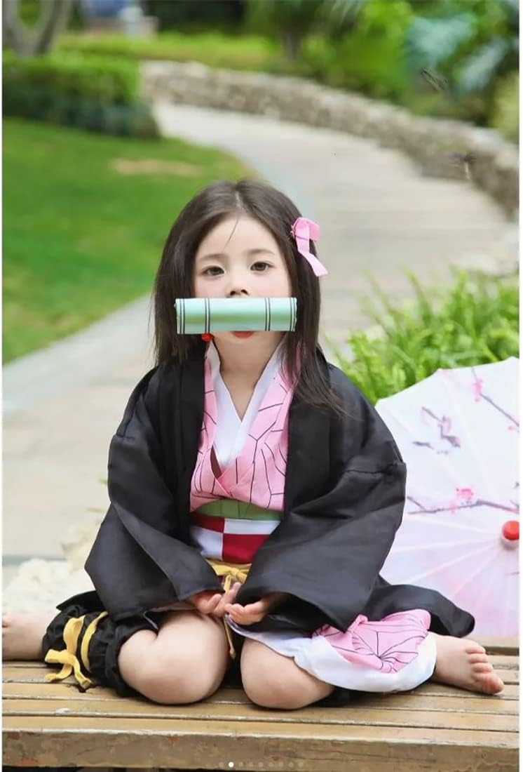 Disfraz de cosplay de anime Shinobu Cosplay Nezuko Cosplay para niños y niñas