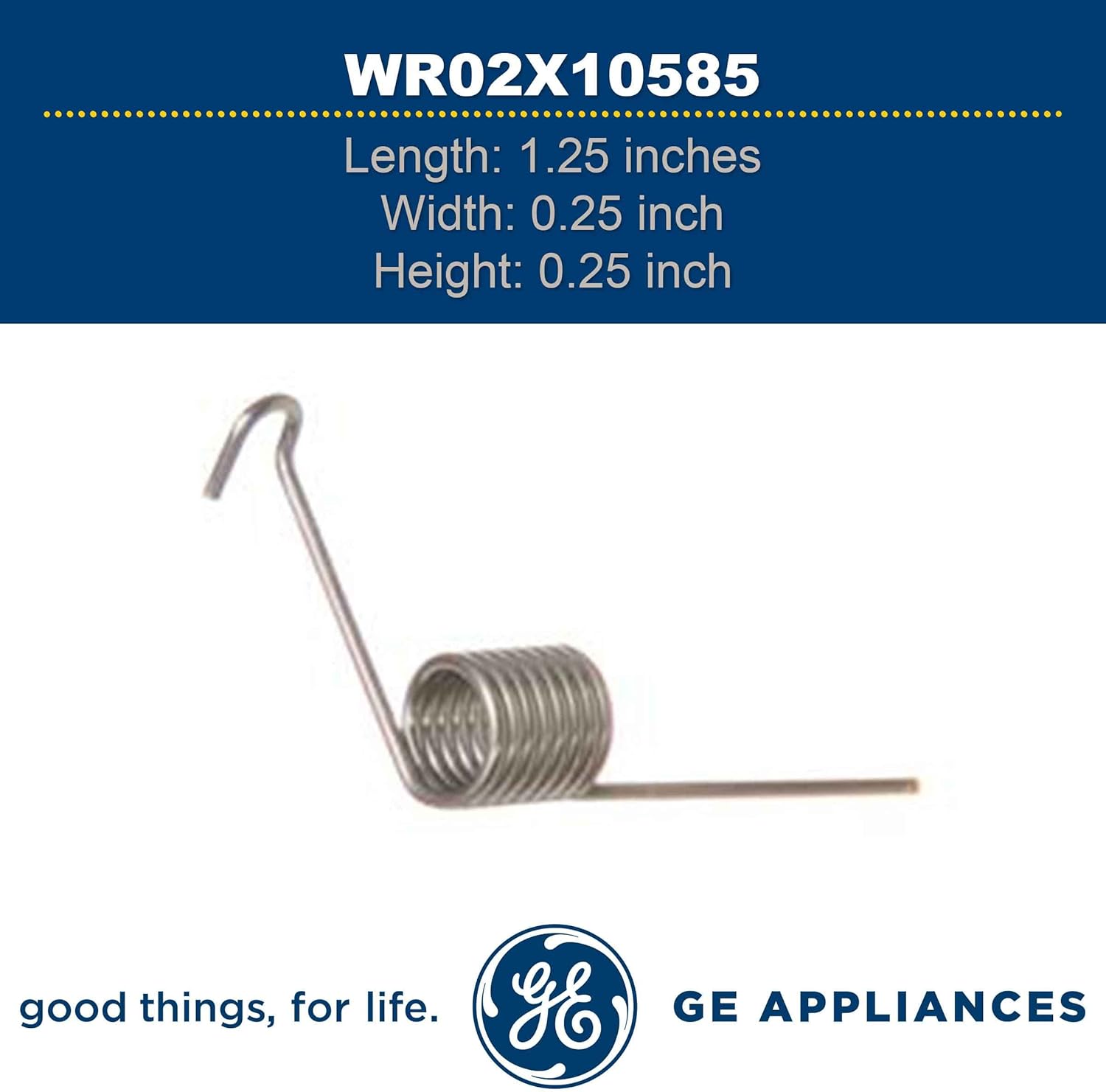 GE WR02X10585 Muelle de rebaje de puerta