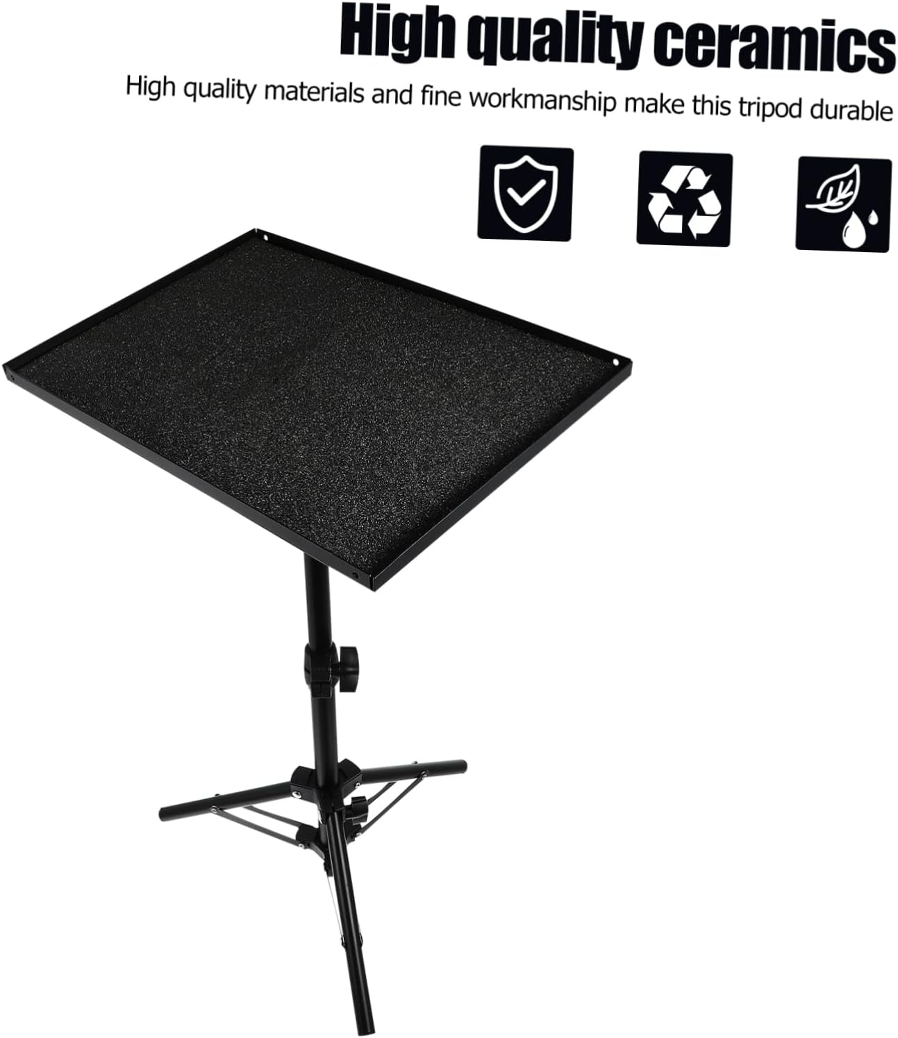 Mikinona Soporte para tableta 1pc Triángulo Estante Aleación de Aluminio Tablet Holder Proyector Holder