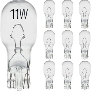 Bombillas de cuña T5 de bajo voltaje, 12 voltios y 11 W, compatibles con luces Malibú, jardín, cubierta, bombillas de patio, paquete de 10 Bombillas de cuña T5 de bajo voltaje, 12 voltios y 11 W, compatibles con luces Malibú, jardín, cubierta, bombillas de patio, paquete de 10
