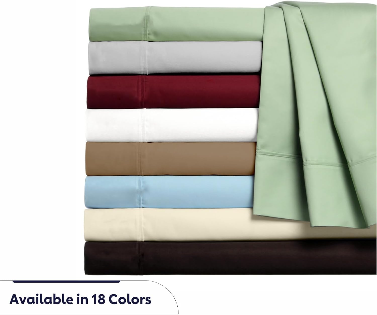 SGI bedding Sábana bajera ajustable 100% de algodón egipcio de 600 hilos, tamaño matrimonial XL, tejido de satén suave y suave de 15 pulgadas de