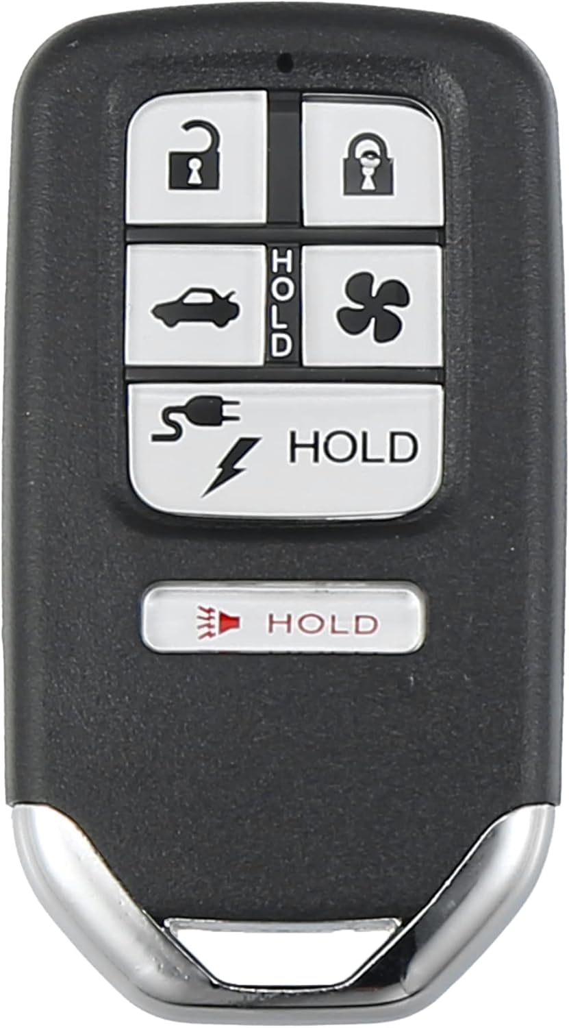 X AUTOHAUX Llavero de repuesto para automóvil de 6 botones sin llave, control remoto, llavero inteligente de proximidad KR5V2X para Honda Clarity
