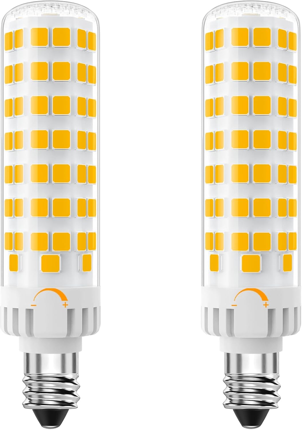 Bombilla LED E11 regulable, JDE11 120 V 100 W equivalente a halógeno, base de mini candelabro T3T4, 3000 K blanco cálido, 10 W, 1000 lúmenes,