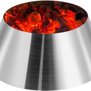 QuliMetal Barbacoa Whirlpool para Weber Kettle 22 26.75 pulgadas WSM, huevo verde grande, Kamado Joe, Weber Smokey Mountain Charcoal Briquet QuliMetal Barbacoa Whirlpool para Weber Kettle 22 26.75 pulgadas WSM, huevo verde grande, Kamado Joe, Weber Smokey Mountain Charcoal Briquet