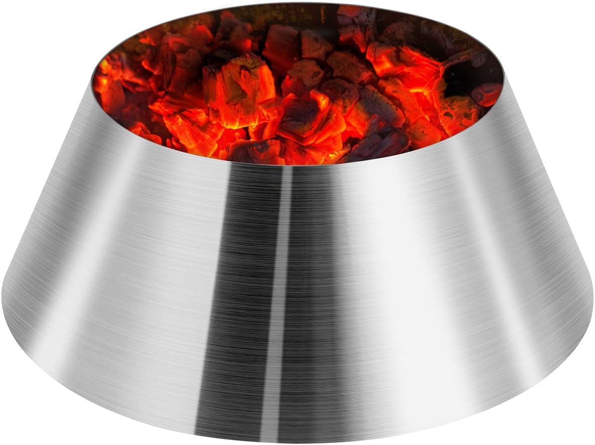 QuliMetal Barbacoa Whirlpool para Weber Kettle 22 26.75 pulgadas WSM, huevo verde grande, Kamado Joe, Weber Smokey Mountain Charcoal Briquet