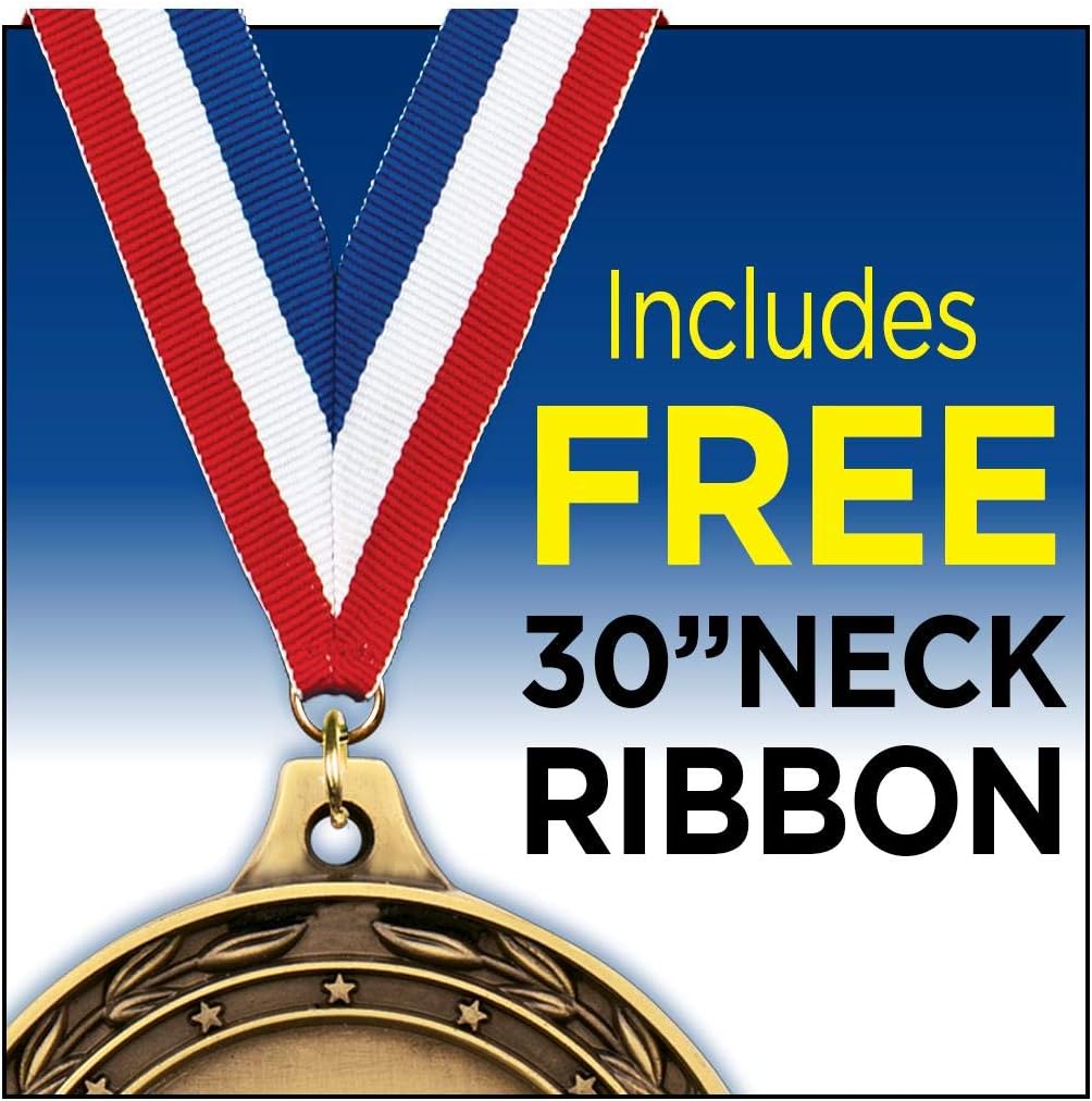 Medallas de la victoria, 2 “Premio de la medalla de la antorcha de la victoria de oro con grabado personalizado gratuito