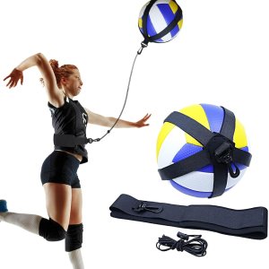 Ayudas de entrenamiento de voleibol, espiga elástica de práctica de autoentrenamiento, juego y pase, entrenador elástico de voleibol de fútbol, Ayudas de entrenamiento de voleibol, espiga elástica de práctica de autoentrenamiento, juego y pase, entrenador elástico de voleibol de fútbol,