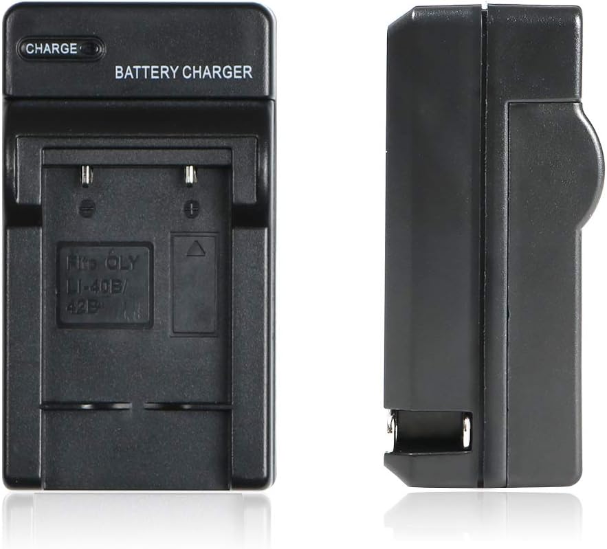 LI-40B LI-42B LI-40C Cargador de batería de cámara para Olympus FE-240, FE-280, FE-290, FE-300, FE-320, FE-340, FE-350, FE-4010, FE-5030,  1040,