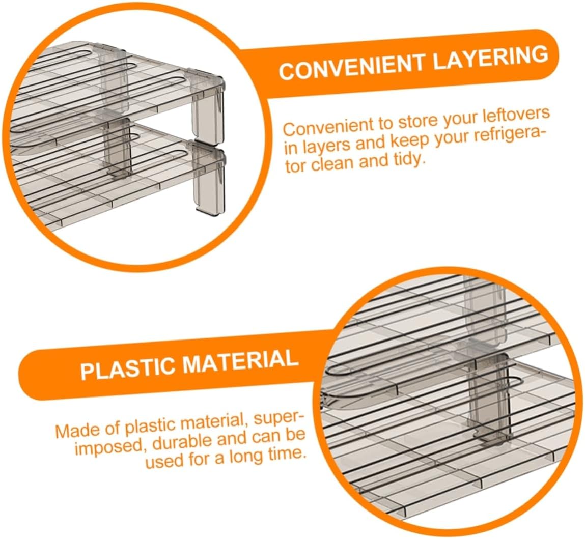 HOMSFOU Estante para refrigerador, suministros de cocina, gabinete, organizador, organizador de cocina, estante de almacenamiento, estantes de