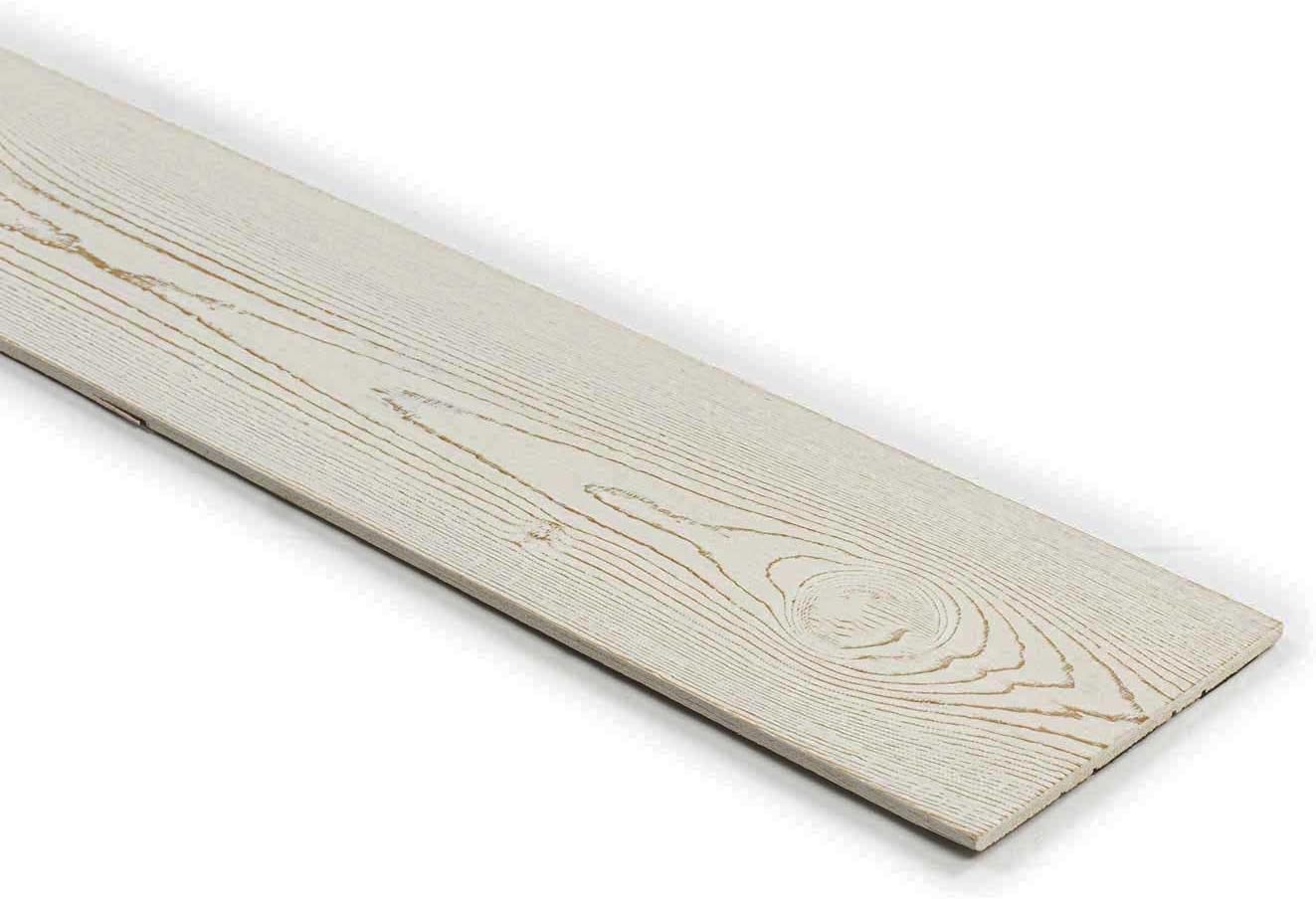 Luxdecor Tablones de pared de madera real para pared, tableros de Shiplap blancos de 5 pulgadas, tableros Shiplap para despegar y pegar, 10 tablones