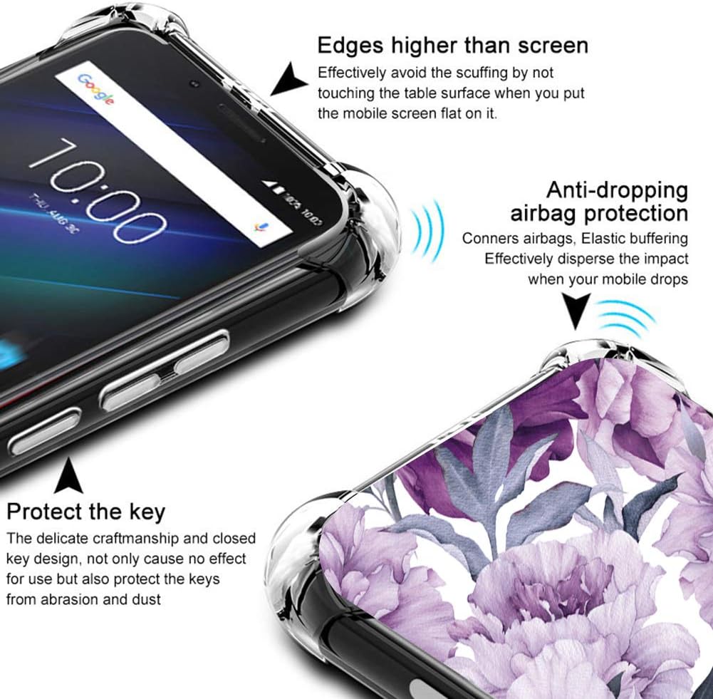 Funda para Moto G 5G 2023 (no para Moto G 5G 2022), TPU delgada y flexible para niñas y mujeres, bolsa de aire, amortiguador, goma suave, silicona