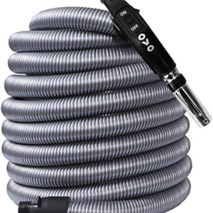 OVO Aspiradora central universal de 30354050 pies, control de interruptor de bajo voltaje en el mango, se adapta a la mayoría de entradas, a prueba OVO Aspiradora central universal de 30354050 pies, control de interruptor de bajo voltaje en el mango, se adapta a la mayoría de entradas, a prueba