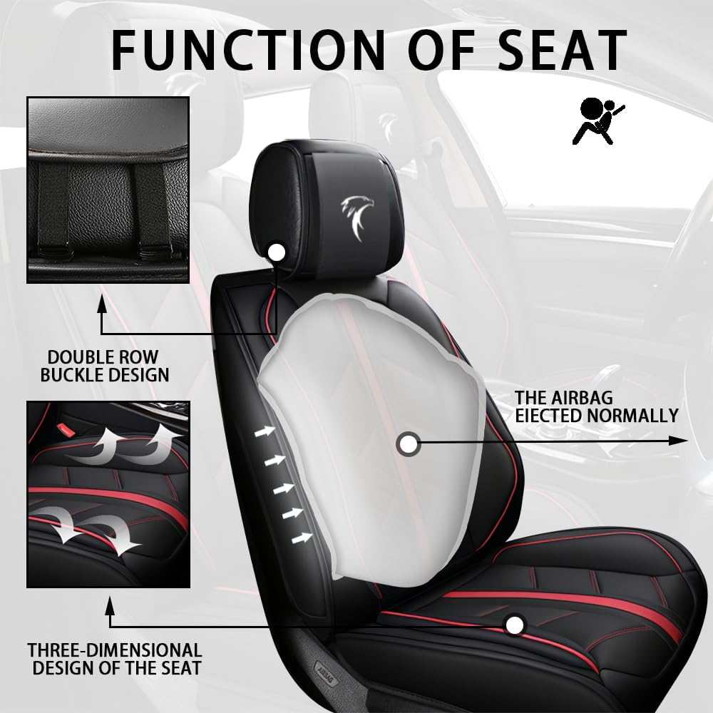 Juego de 5 fundas de asiento para Mazda CX-3 CX-30 CX-5 CX-50 CX-9 CX-90 Mazda3 Mazda9, fundas de asiento de cuero mejoradas, impermeables,