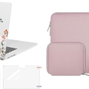 MOSISO Funda compatible con MacBook Air de 15 pulgadas 2023 A2941 M2, funda rígida de plástico con flores de jardín, bolsa de neopreno, cubierta de MOSISO Funda compatible con MacBook Air de 15 pulgadas 2023 A2941 M2, funda rígida de plástico con flores de jardín, bolsa de neopreno, cubierta de
