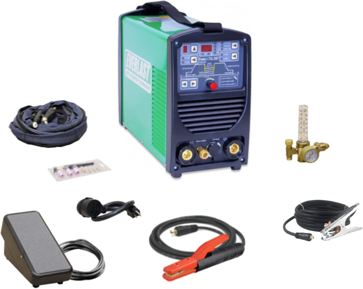 Nuevo Poweri-TIG 200T Digital DC TIGStick Soldador BAJO 2 Amp Arranque, Voltaje Dual 110V220V