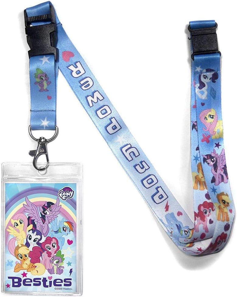 Ata-Boy Soporte para credencial de Little Pony, My Little Pony Show Cordones para insignias de identificación, regalos y mercancía..