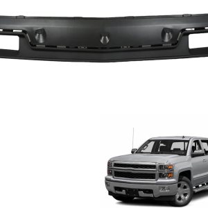 Nurniacl Panel de llenado de parachoques delantero negro con placa de decoración adjunta con ganchos de remolque de repuesto para Silverado 1500 Nurniacl Panel de llenado de parachoques delantero negro con placa de decoración adjunta con ganchos de remolque de repuesto para Silverado 1500