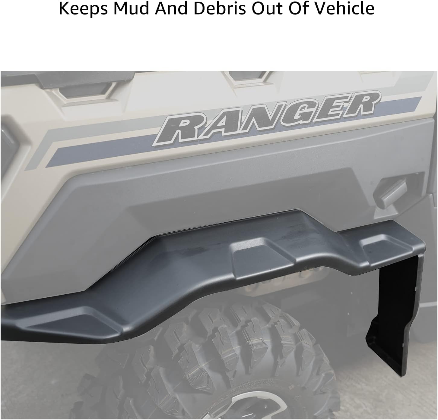 A & UTV PRO Guardabarros extendidos más anchos para Polaris Ranger XP 1000Northstar Edition 2018-2024, delanteros y traseros XXL resistentes, 8
