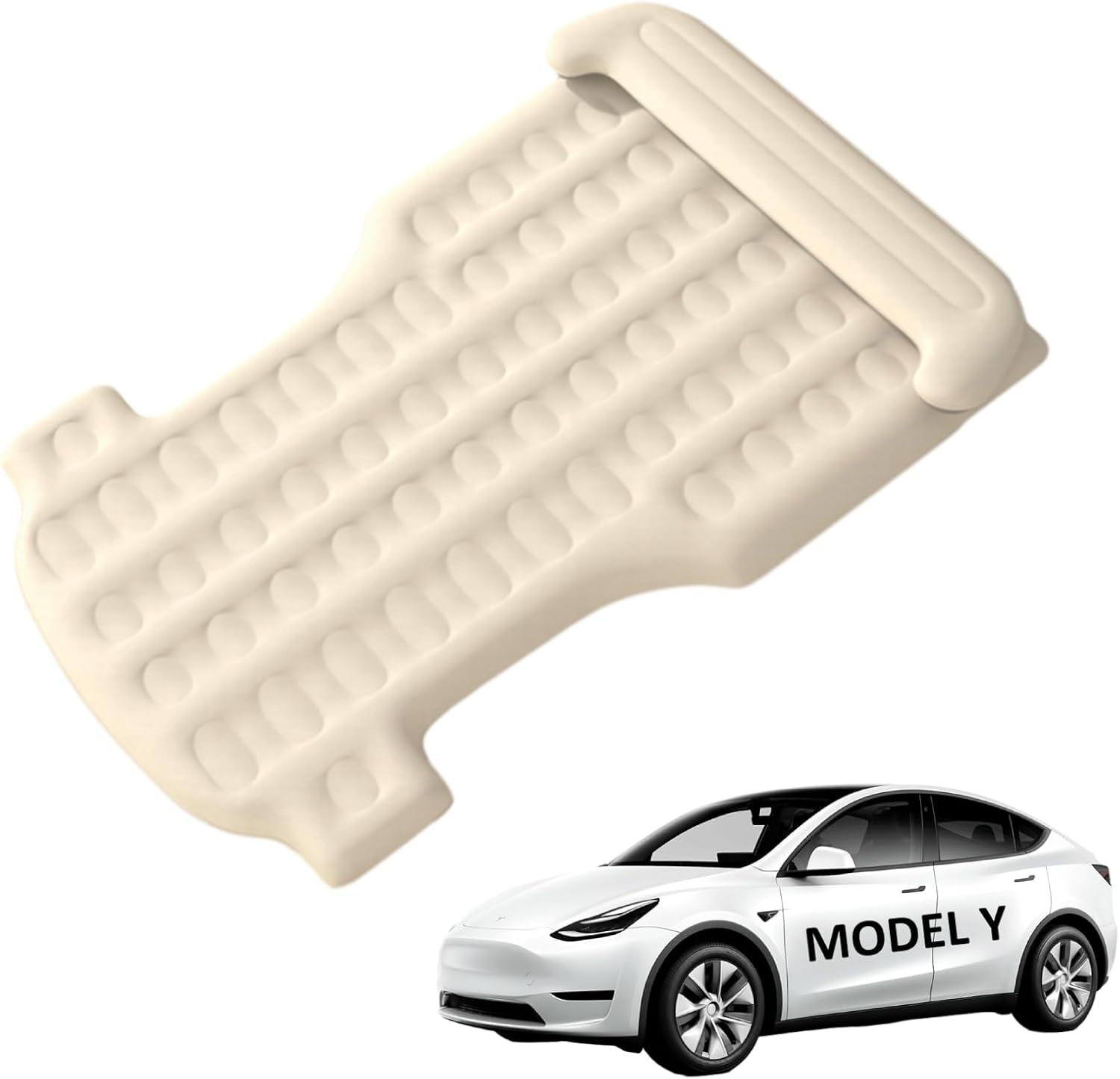 Colchón de aire compatible con Tesla Modelo Y 2024 2023 2022 2021 2020 con bomba de aire eléctrica y almohadilla para dormir reposacabezas para
