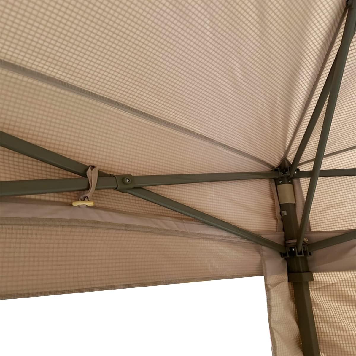 Garden Winds Cubierta superior de repuesto de ajuste personalizado compatible con el cenador desplegable Hampton Bay Stockton de 11 x 11 pulgadas,