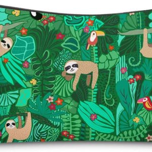 Loomiloo – Bolsa de maquillaje para mujer, espaciosa, ideal para viajes, impermeable, adorable, organizador de llamas, para regalo Loomiloo – Bolsa de maquillaje para mujer, espaciosa, ideal para viajes, impermeable, adorable, organizador de llamas, para regalo