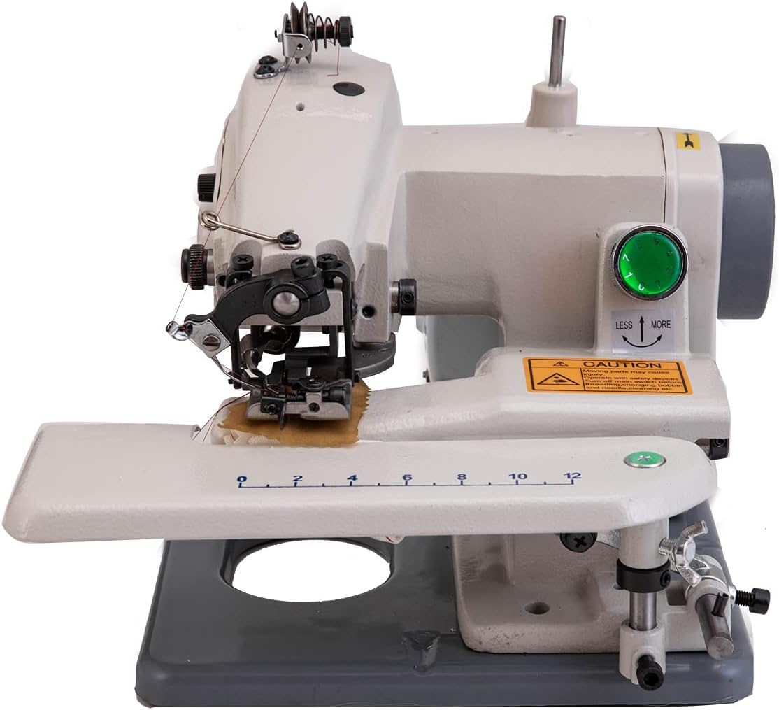 RM-500 Máquina de coser portátil, Máquina de coser y acolchar, Costura sin costuras, Mesa ancha, Máquina de coser de puntada ciega, Hemmer de punto
