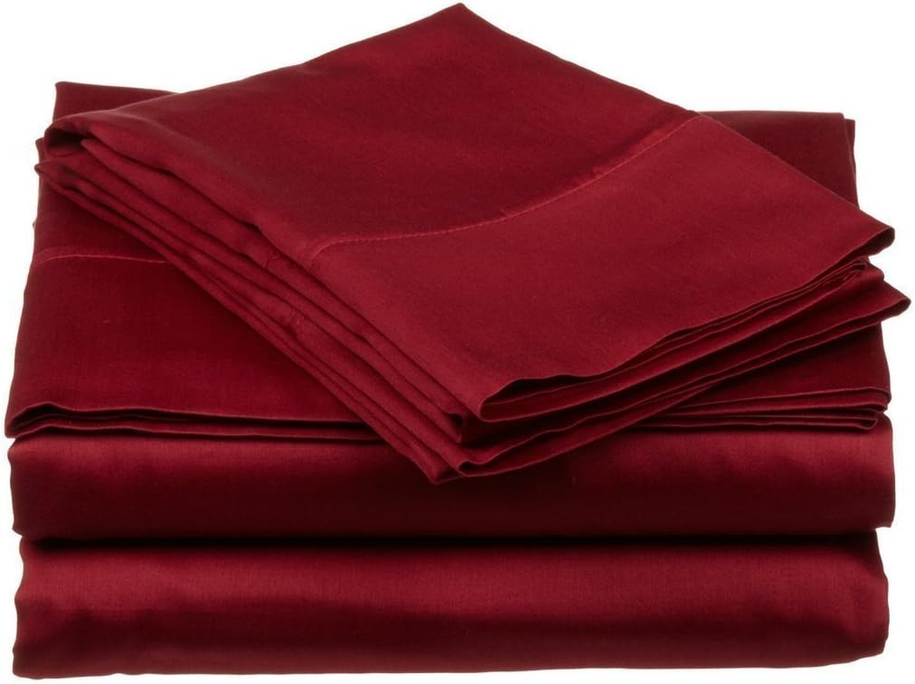 USHA BEDDING’S Juego de sábanas tamaño King, 4 piezas, sábanas de lujo para hotel, fáciles de ajustar (9-11 pulgadas) con bolsillo profundo de 900