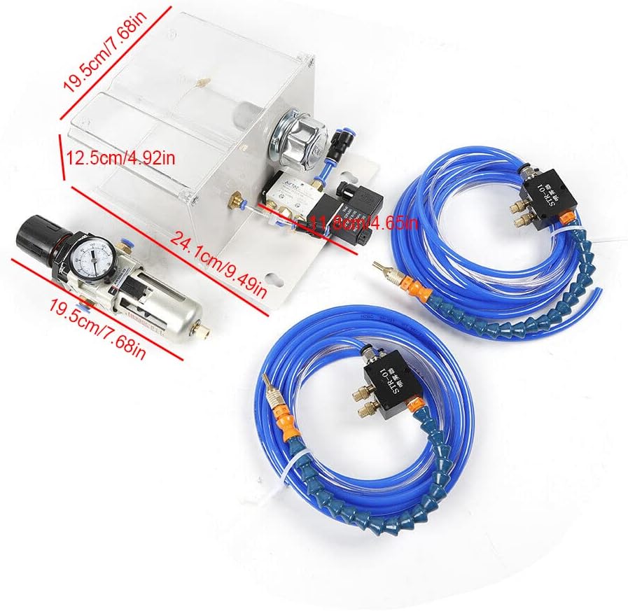 Kit de bomba de pulverización de refrigerante de niebla, sistema de pulverización de lubricación de refrigerante de niebla para grabado de corte de