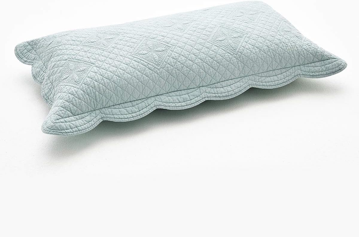 Funda de almohada Calla Angel Sage Garden, acolchada y de algodón puro