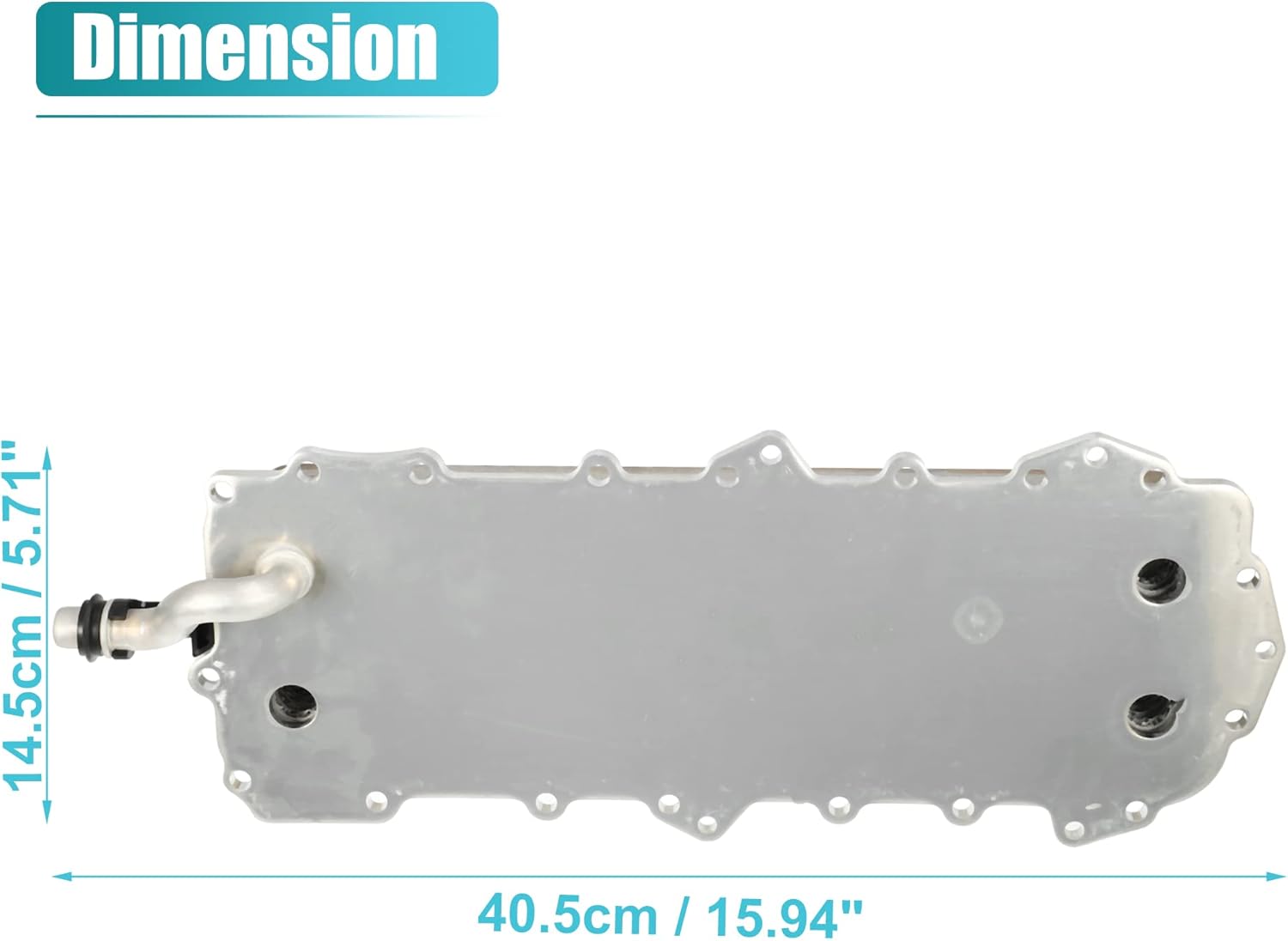 X AUTOHAUX Asamblea de carcasa del refrigerador de aceite del motor de coche para Land Rover Discovery LR4 para Range Rover LR010754