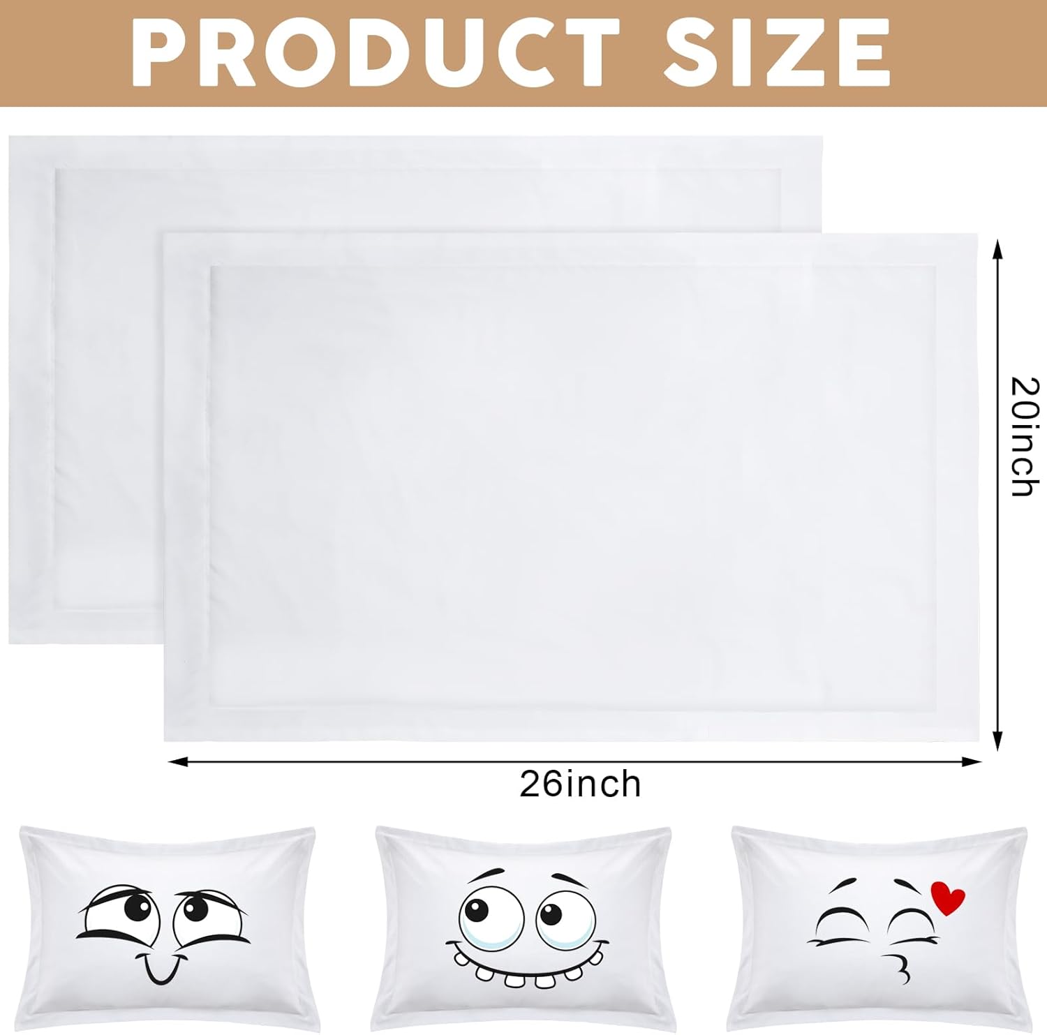 Shimeyao 24 fundas de almohada estándar a granel, fundas de almohada de microfibra suave, fundas de almohada transpirables con cierre de sobre para