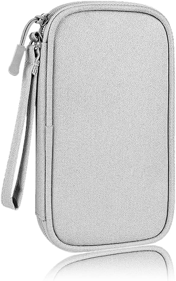 Organizador de electrónica, bolsa organizadora de cables, estuche organizador de viaje a prueba de golpes, funda de transporte para auriculares,