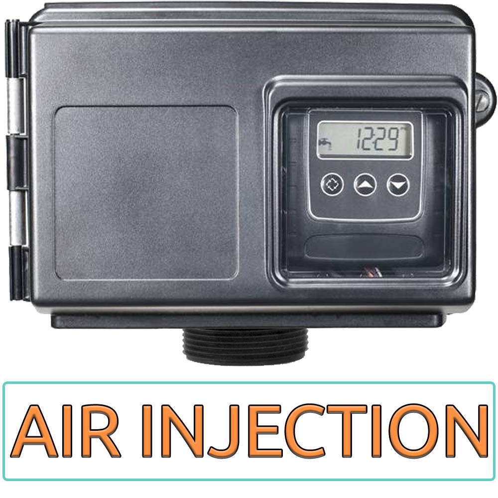 AFWFilters AIS10-25SXT AFW Filtro de agua oxidante para eliminación de hierro, azufre y manganeso con inyección de aire, almendra o negro y Culligan