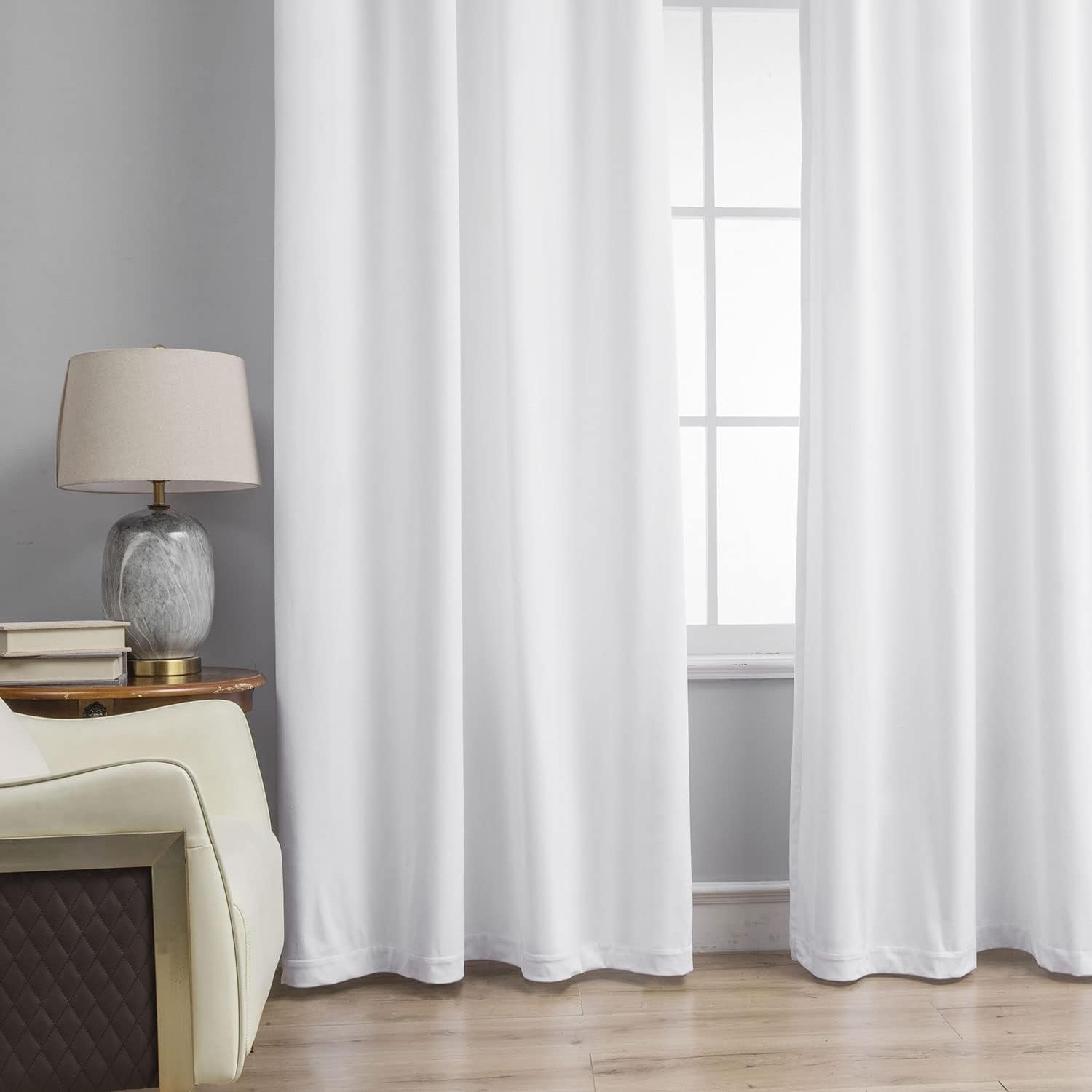 Cortinas de terciopelo  Tratamiento de cortina de ventana para dormitorio, sala de estar con ojales, cortinas de terciopelo con aislamiento térmico,