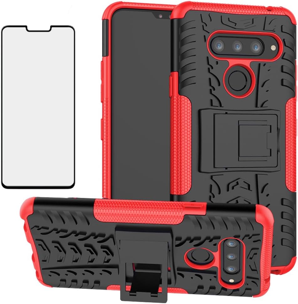 Asuwish Funda para LG V40 XW US Rojo