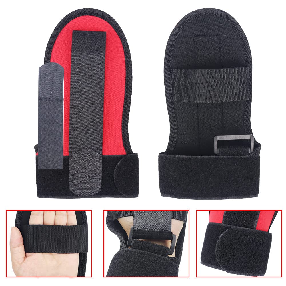 Guantes de mano para dedos de puño, equipo de entrenamiento de rehabilitación de brazos, guantes auxiliares de dedo para hemiplejia, dedo de atleta