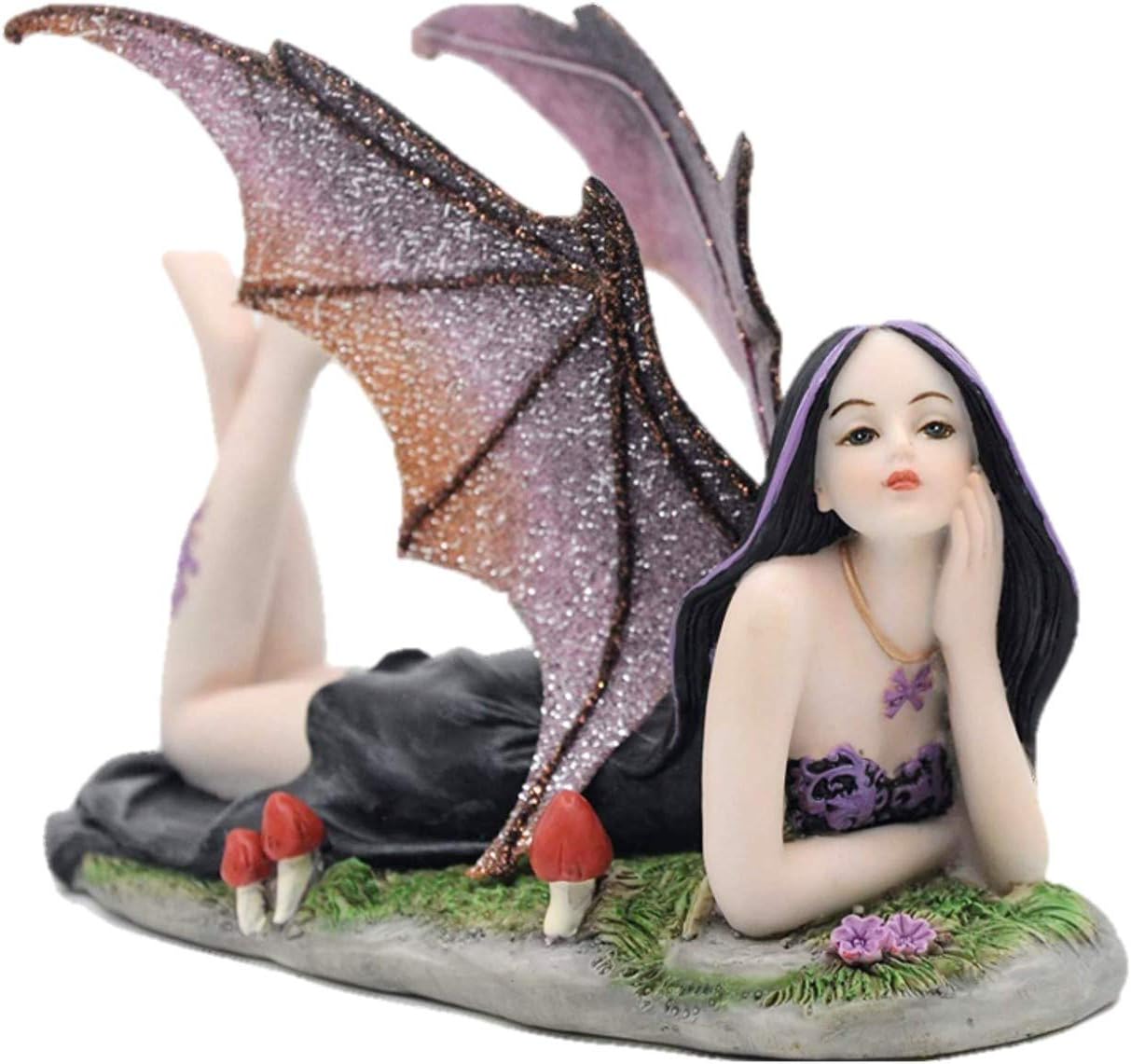 Comfy Hour Fairyland Collection – Figura de bosque de brujas de hadas oscuras de 6 pulgadas, decoración del hogar y coleccionables, poliresina